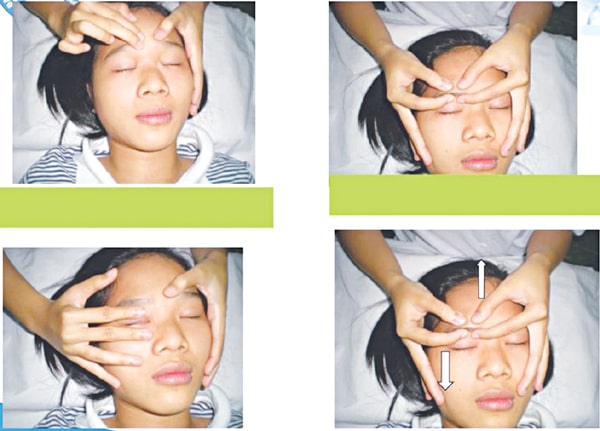 Xoa b&oacute;p trị liệt mặt d&acirc;y thần kinh số 7